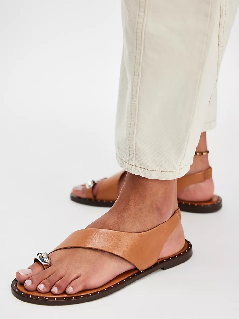 {Vicenza} Carmel By The Sea Sandals Crisscross Tan Slingback Sandals